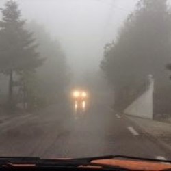 Driving through a cloud