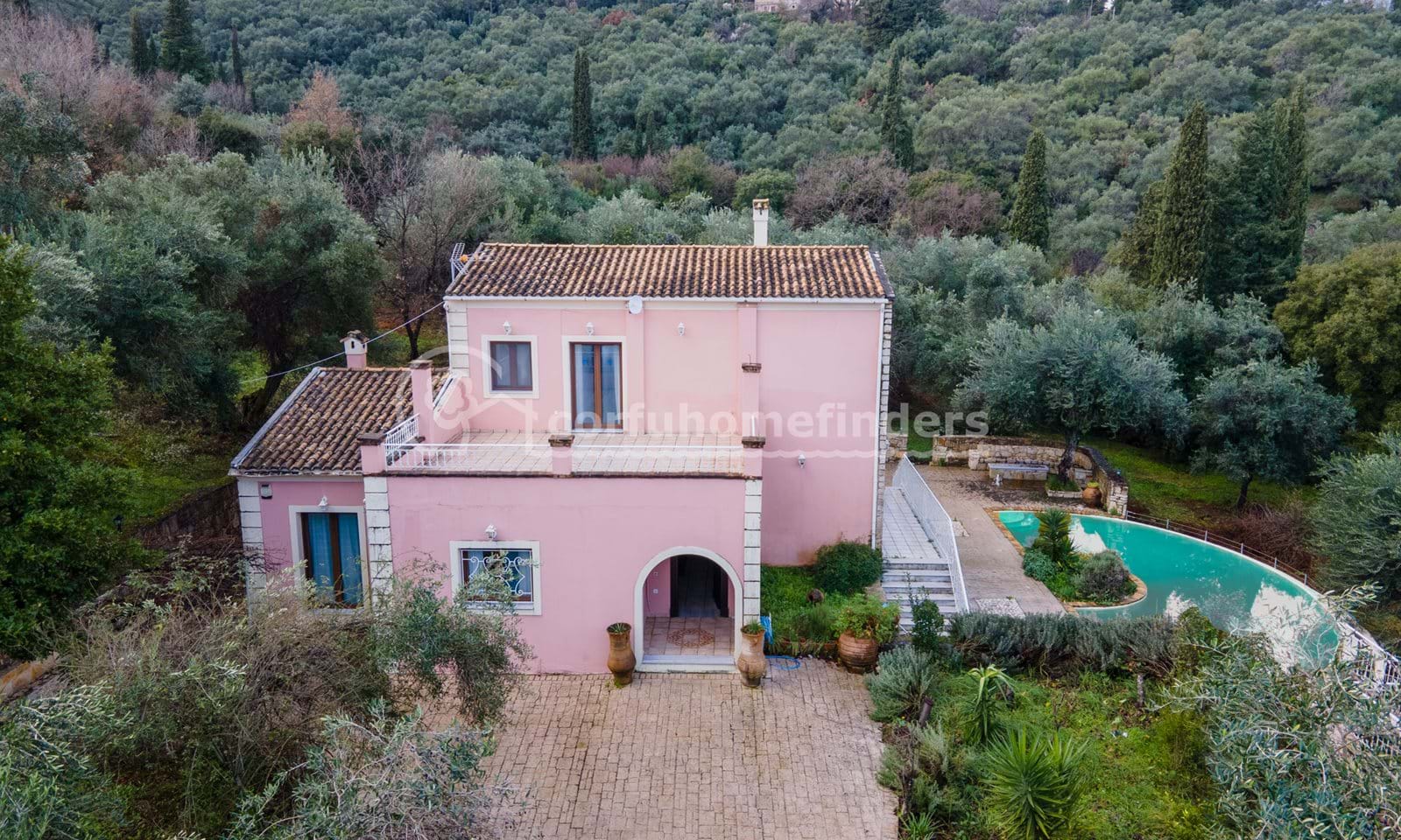 Listing photograph 1 of 20 of the house in Kassiopi, published by Corfu Home Finders.