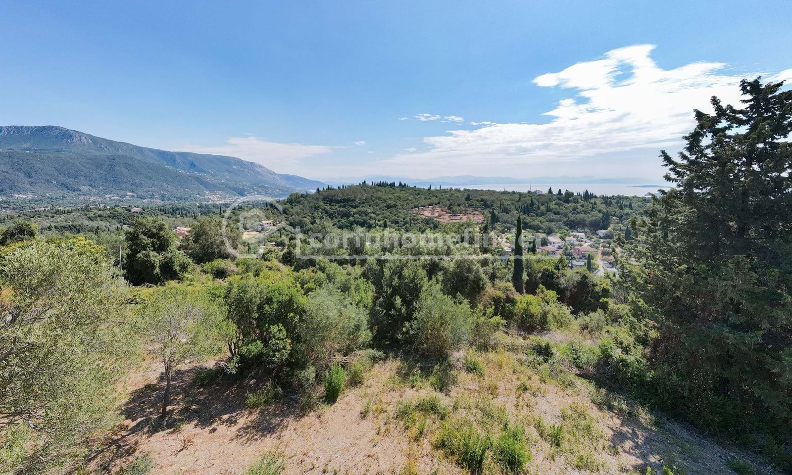 Listing photograph 3 of 5 of the land in Kato Korakiana, published by Corfu Home Finders.