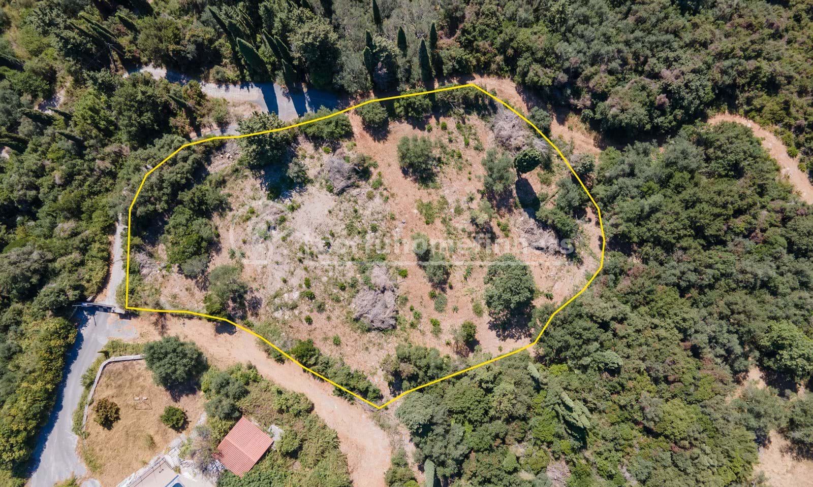Listing photograph 5 of 5 of the land in Kato Korakiana, published by Corfu Home Finders.