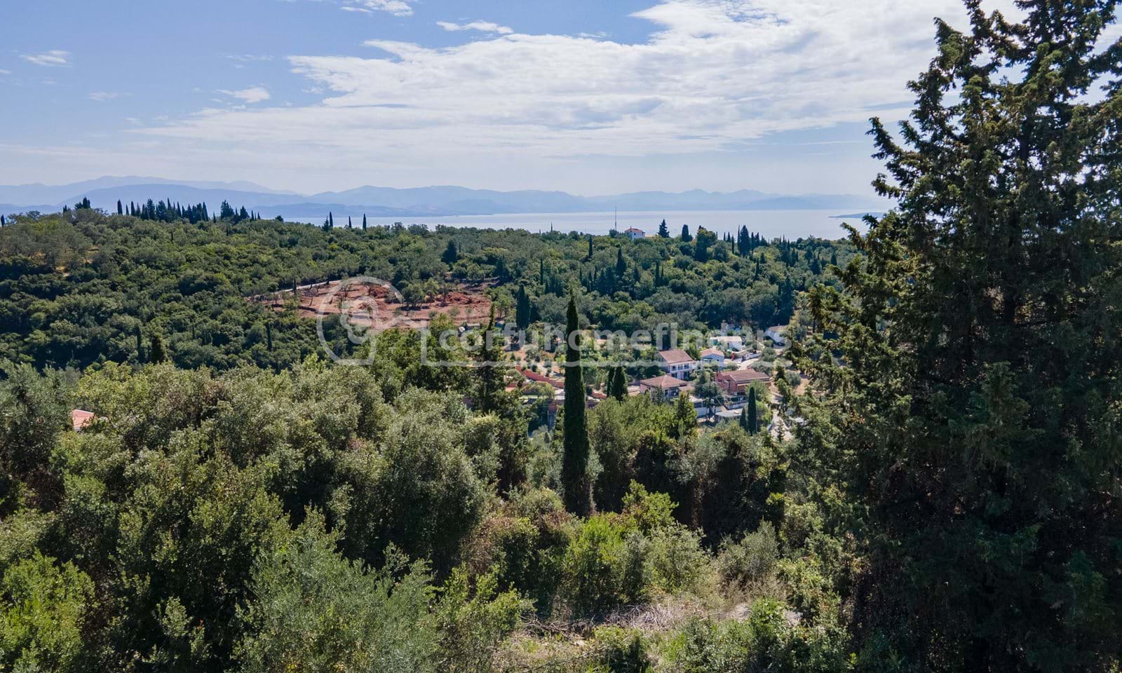 Listing photograph 1 of 5 of the land in Kato Korakiana, published by Corfu Home Finders.