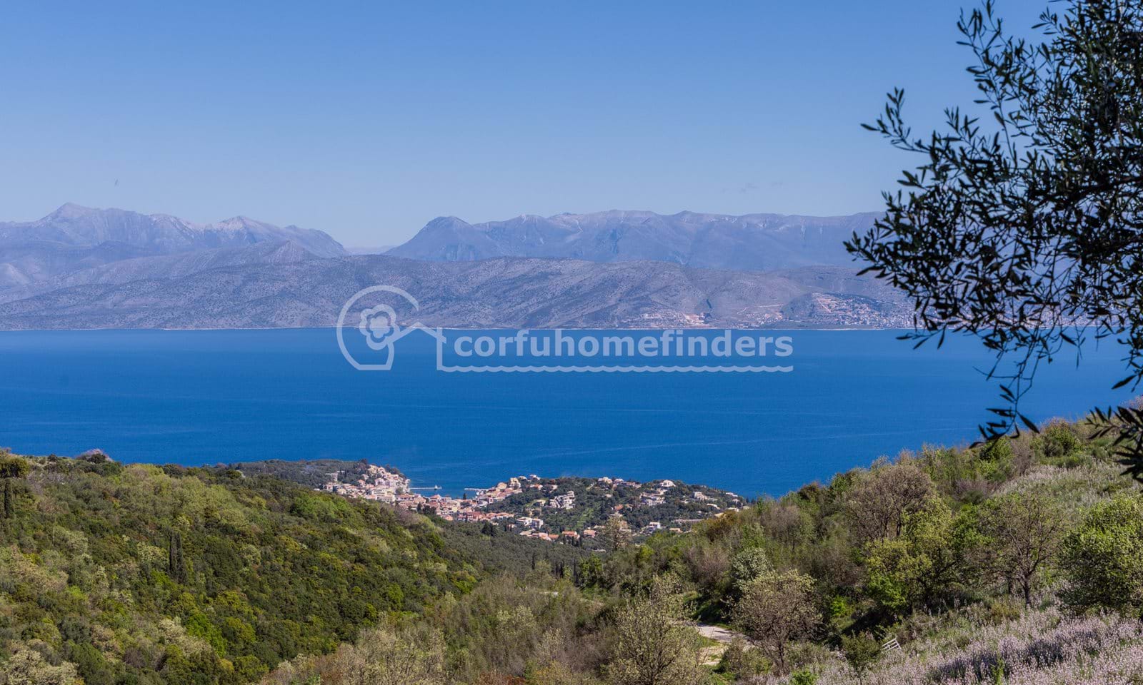 Listing photograph 3 of 15 of the land in Kassiopi, published by Corfu Home Finders.