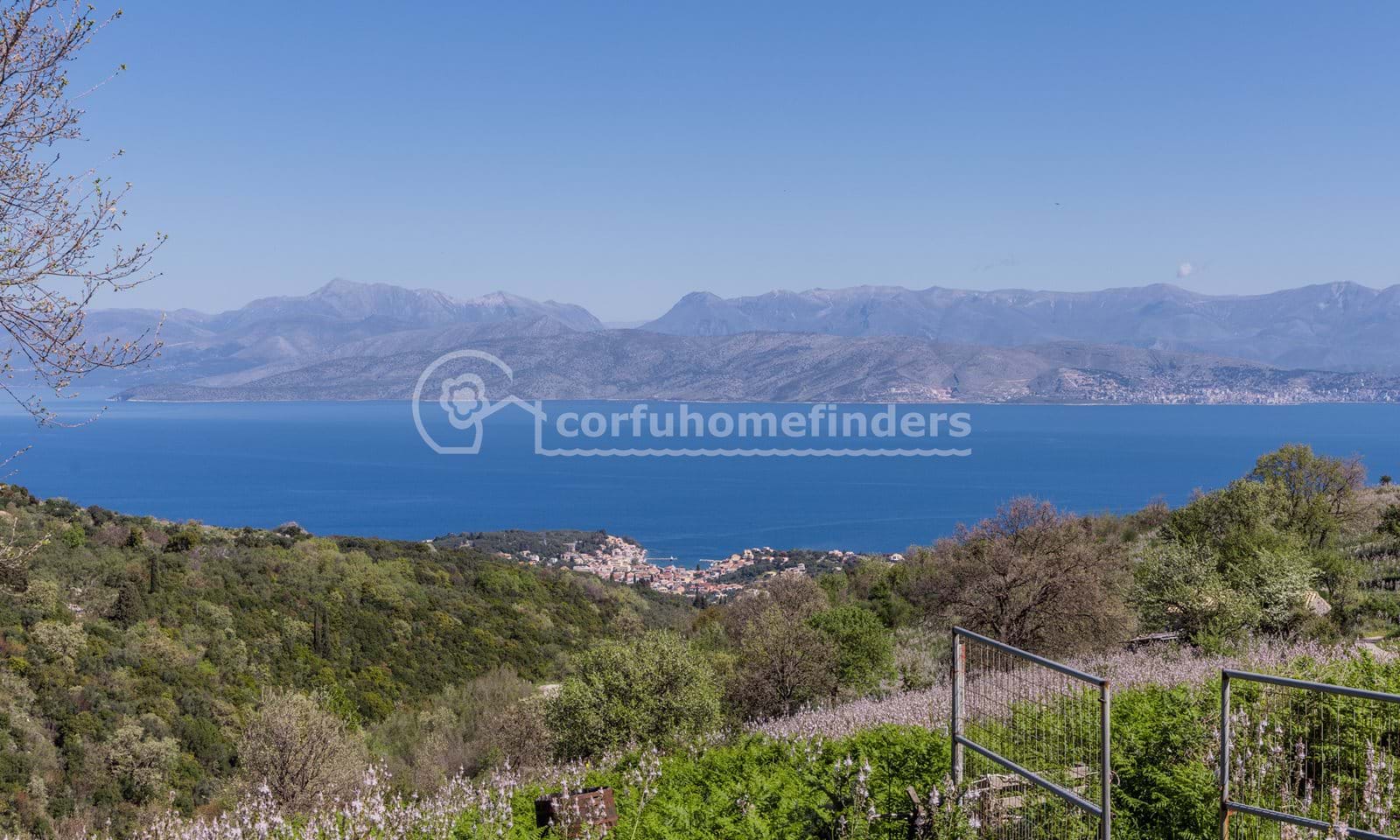 Listing photograph 1 of 15 of the land in Kassiopi, published by Corfu Home Finders.