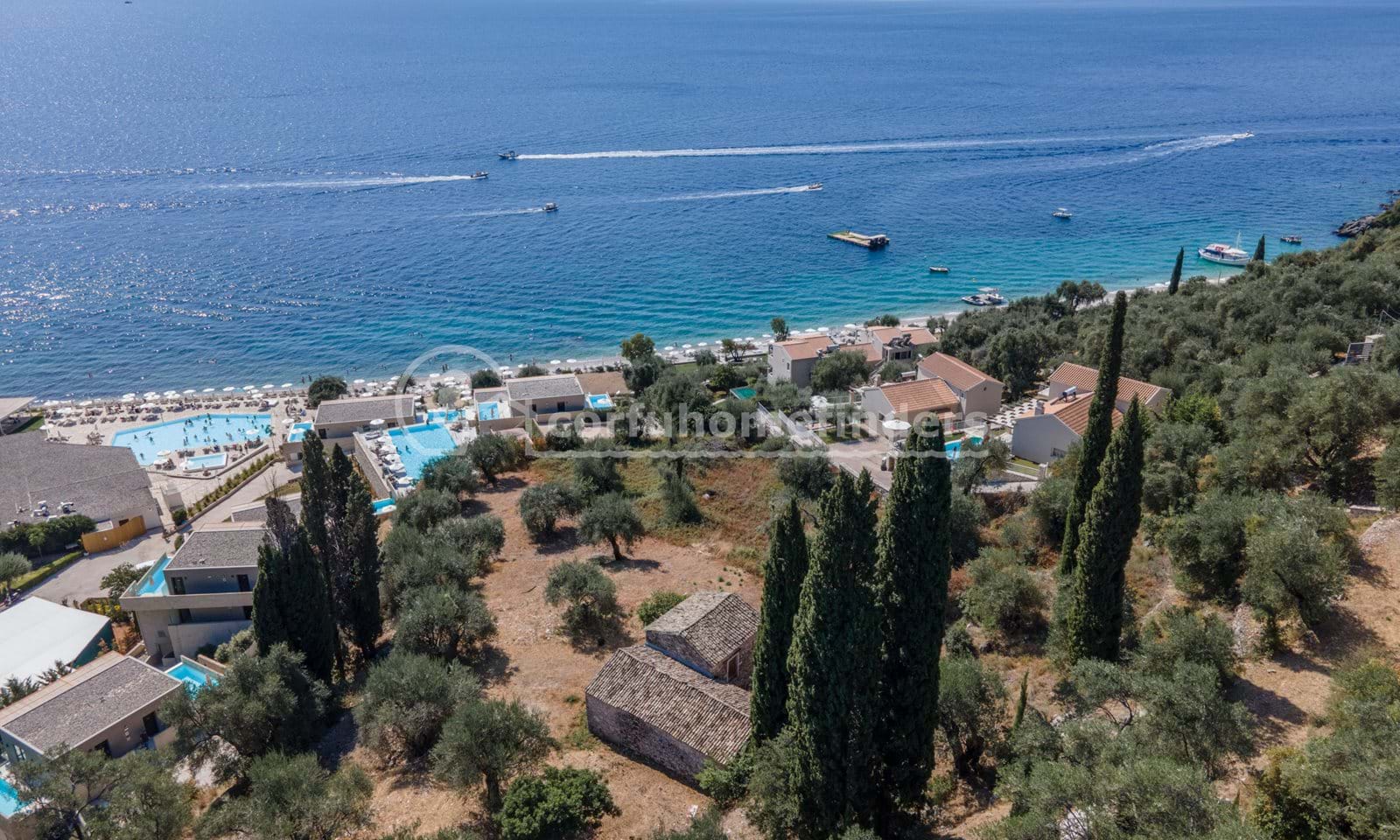 Listing photograph 9 of 9 of the house in Nissaki, published by Corfu Home Finders.