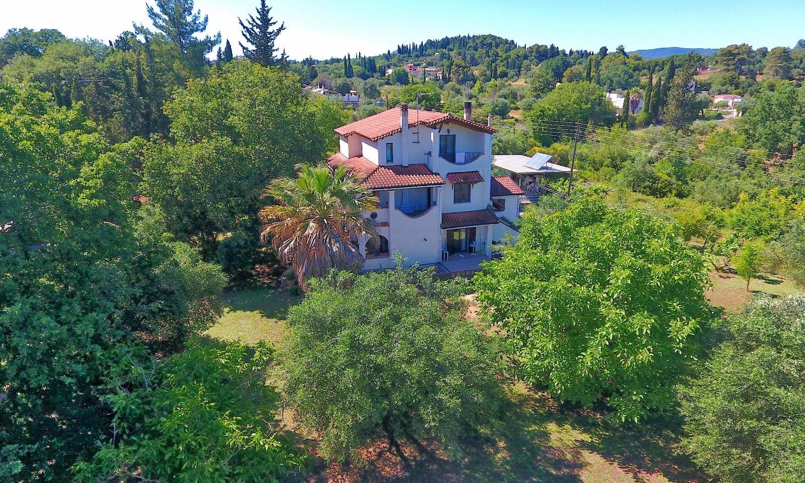 Listing photograph 1 of 21 of the house in Poulades, published by Corfu Home Finders.