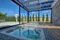 Covered jacuzzi