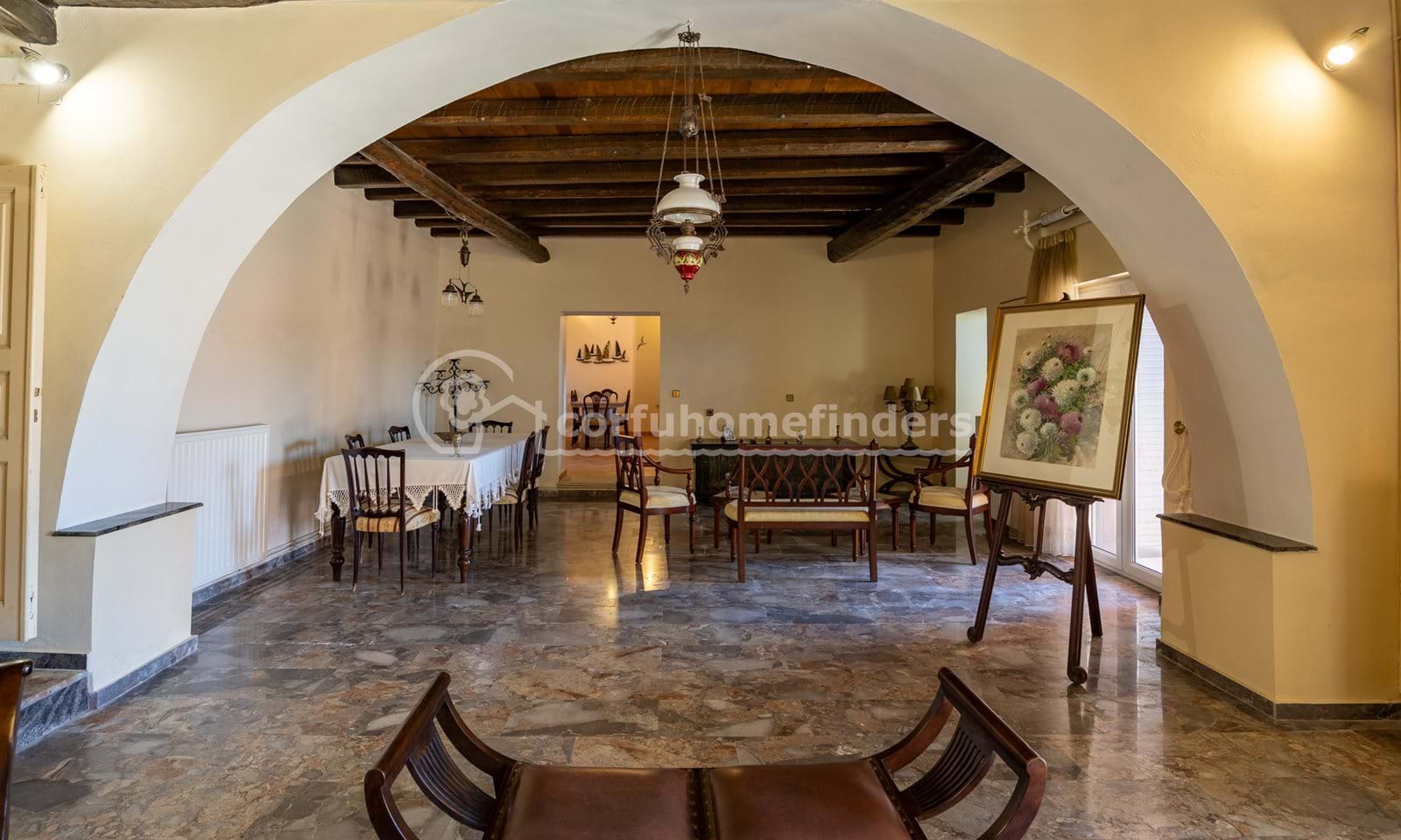 Listing photograph 7 of 37 of the house in Sgourades, published by Corfu Home Finders.