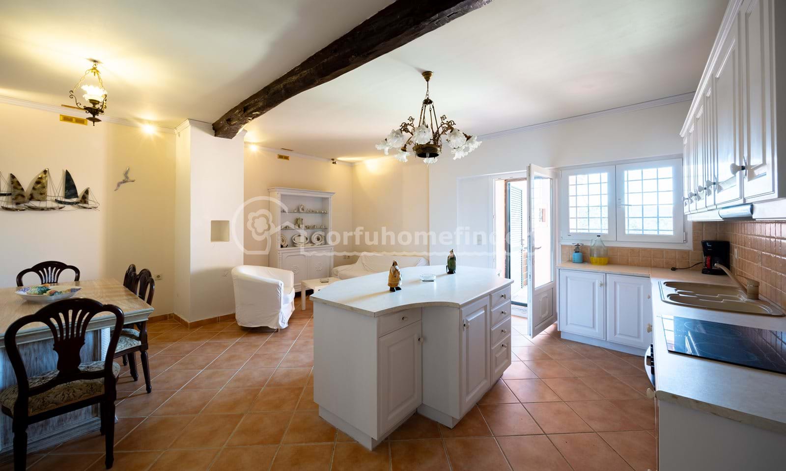 Listing photograph 9 of 37 of the house in Sgourades, published by Corfu Home Finders.