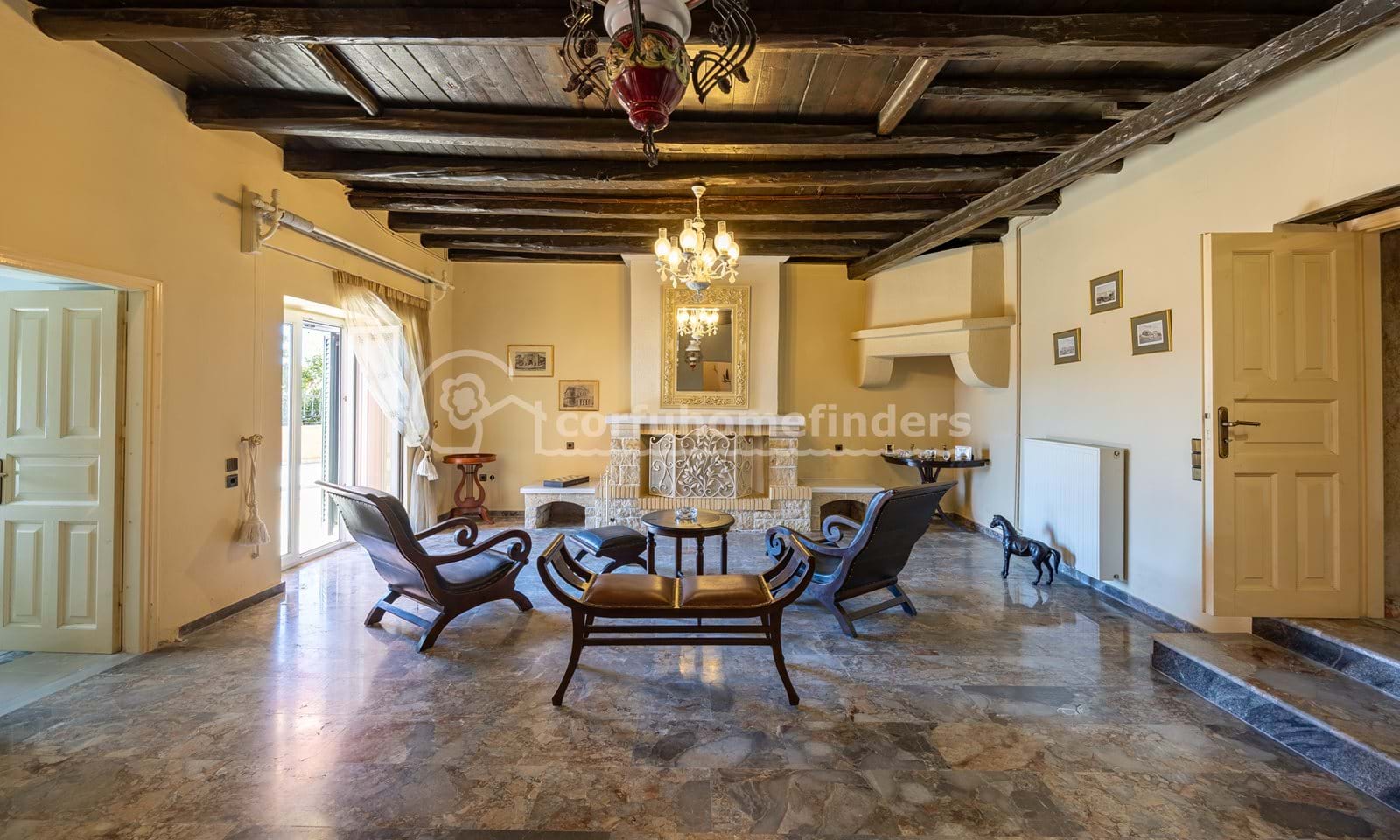 Listing photograph 8 of 37 of the house in Sgourades, published by Corfu Home Finders.