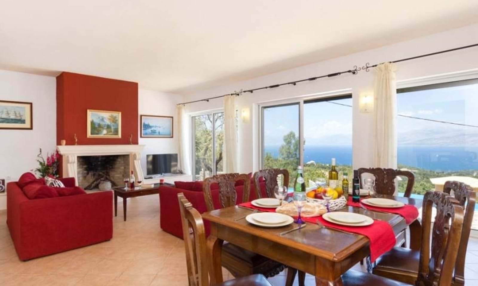 Listing photograph 4 of 15 of the house in Kassiopi, published by Corfu Home Finders.