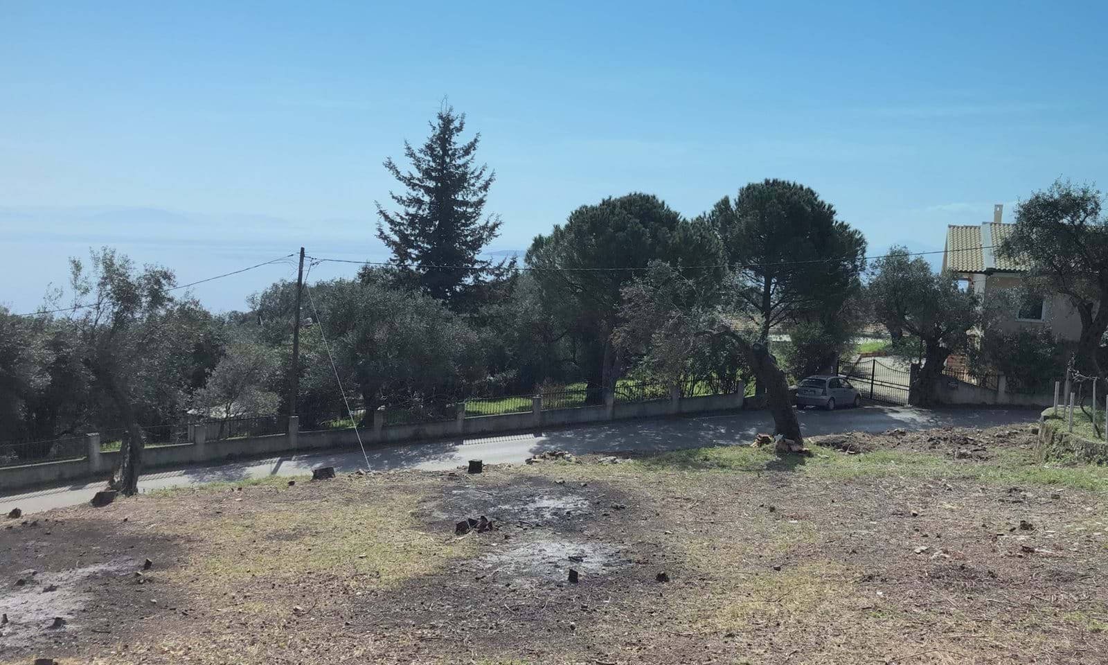 Listing photograph 1 of 6 of the land in Spartilas, published by Corfu Home Finders.
