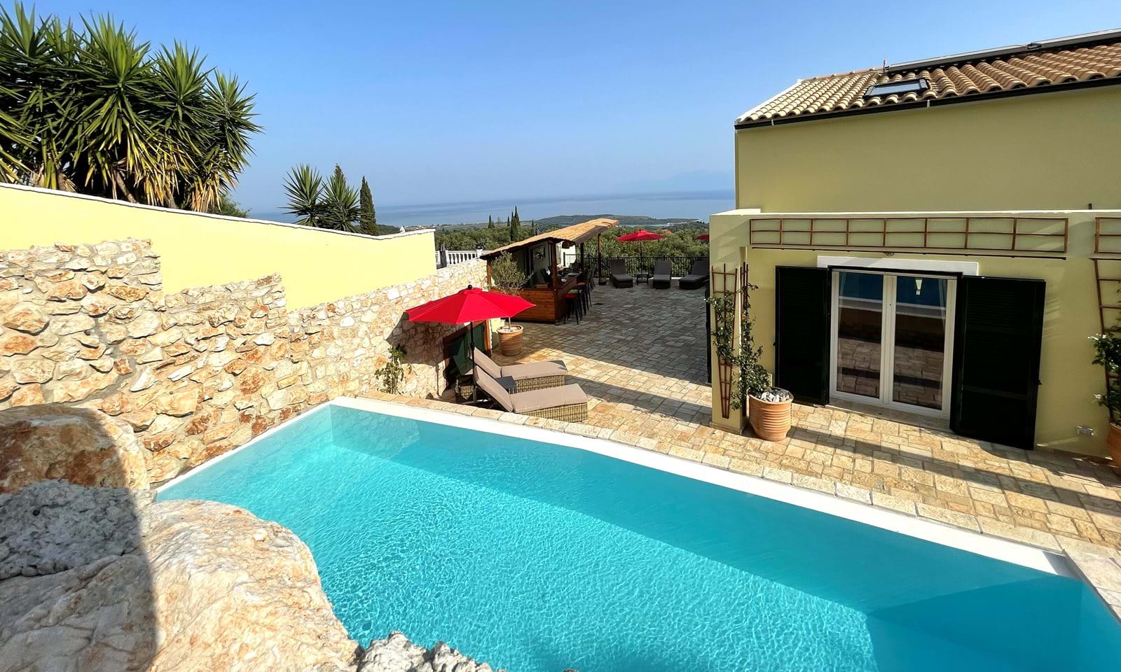 Listing photograph 21 of 25 of the house in Loutses, published by Corfu Home Finders.