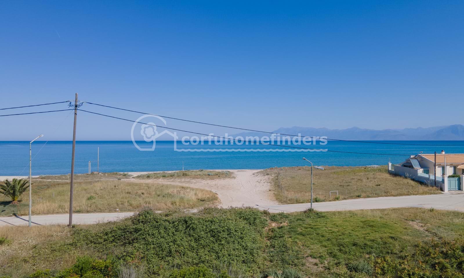 Listing photograph 1 of 5 of the land in Acharavi, published by Corfu Home Finders.