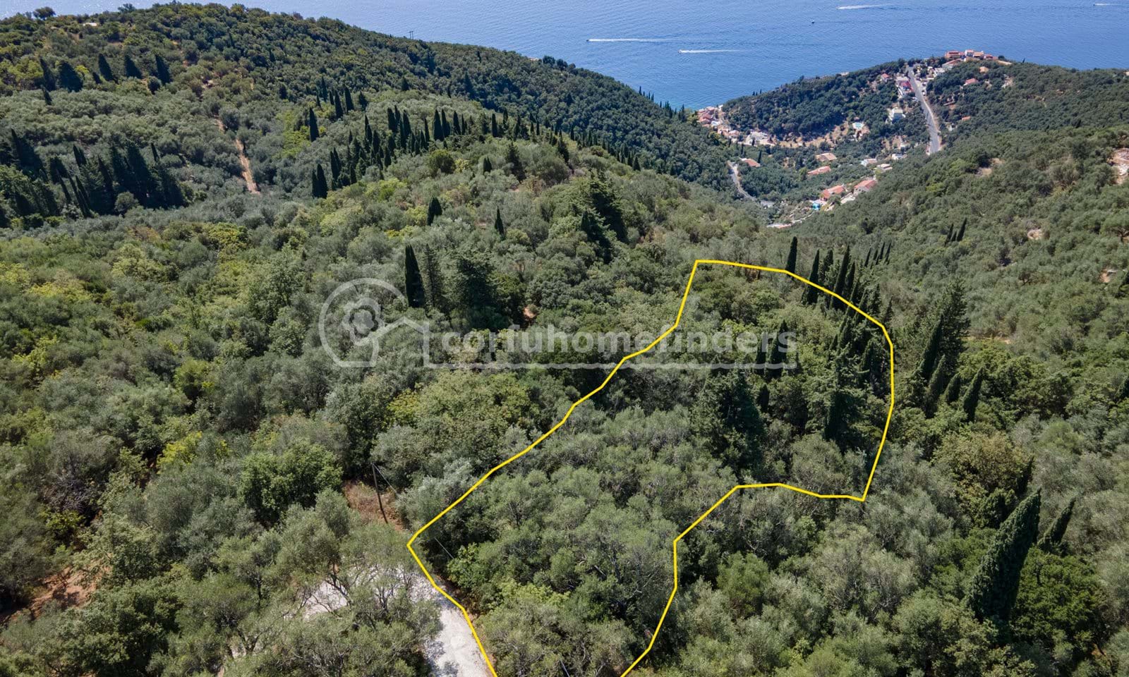 Listing photograph 5 of 5 of the land in Katavolos, published by Corfu Home Finders.