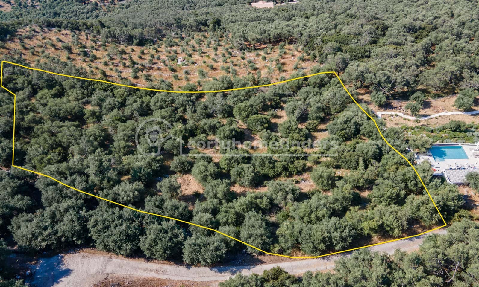 Listing photograph 5 of 8 of the land in Spartilas, published by Corfu Home Finders.