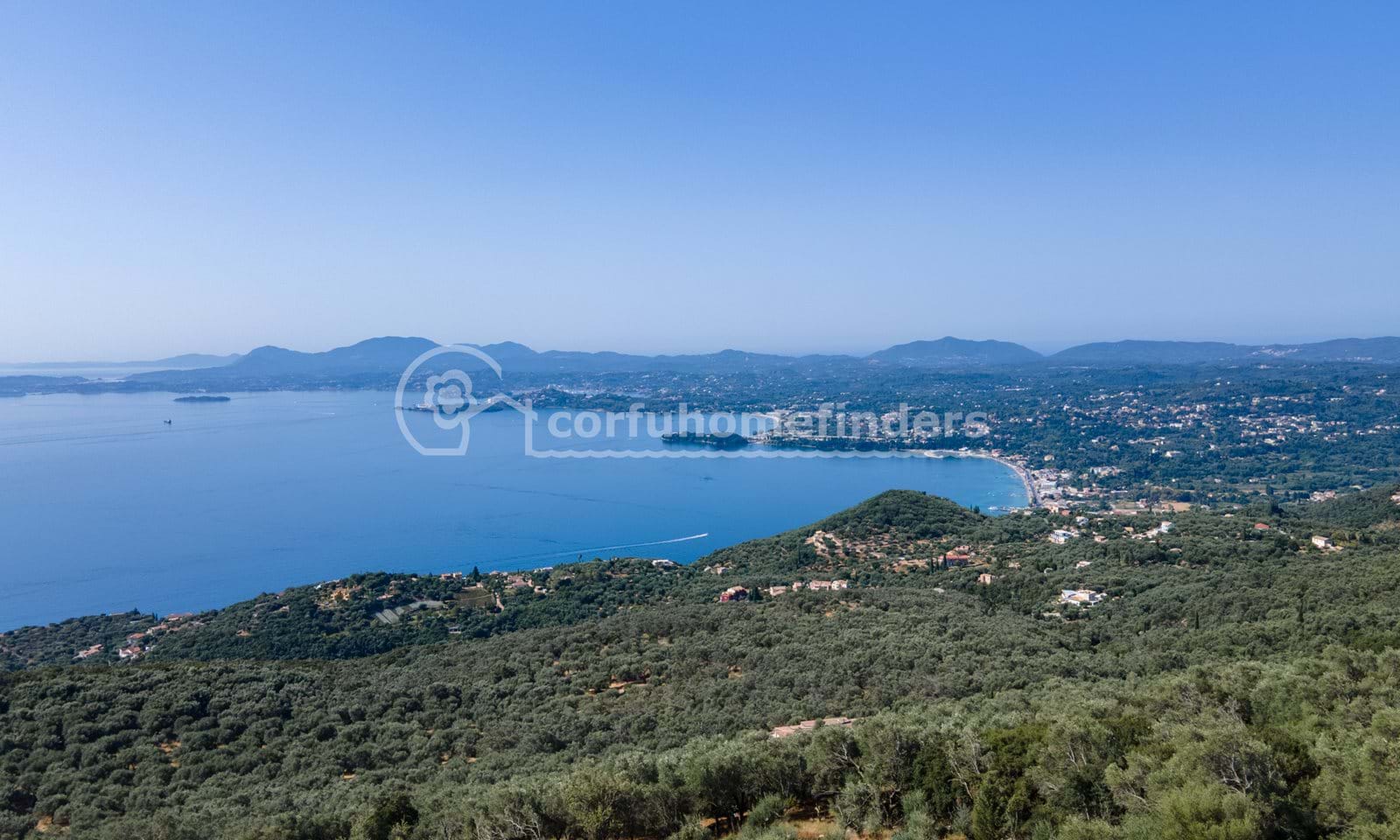 Listing photograph 1 of 8 of the land in Spartilas, published by Corfu Home Finders.