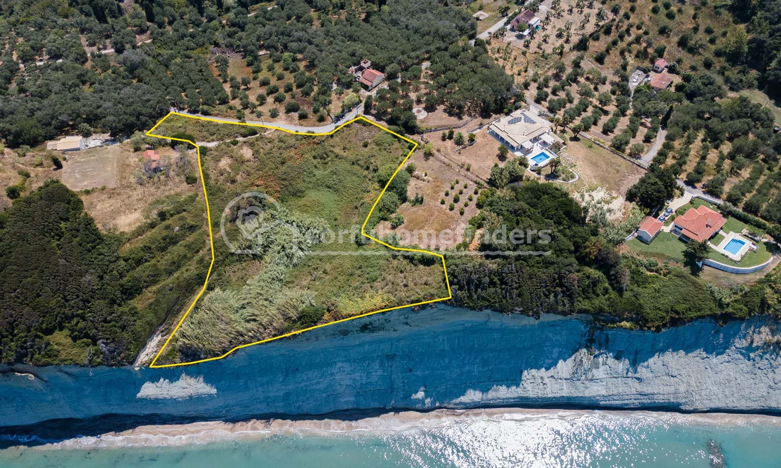 Listing photograph 7 of 7 of the land in Karousades, published by Corfu Home Finders.