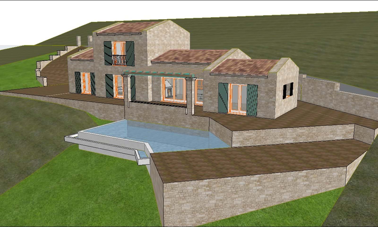 Listing photograph 2 of 5 of the house in Agios Martinos, published by Corfu Home Finders.