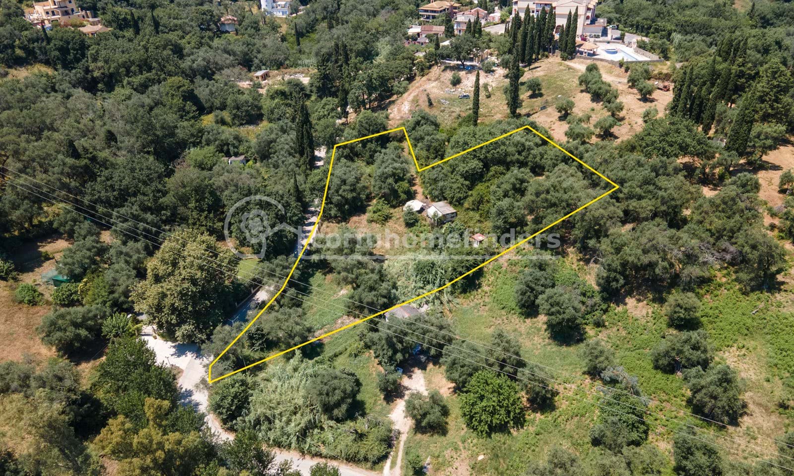 Listing photograph 2 of 4 of the land in Ipsos, published by Corfu Home Finders.