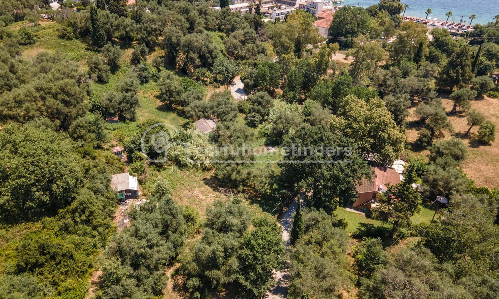 Listing photograph 4 of 4 of the land in Ipsos, published by Corfu Home Finders.
