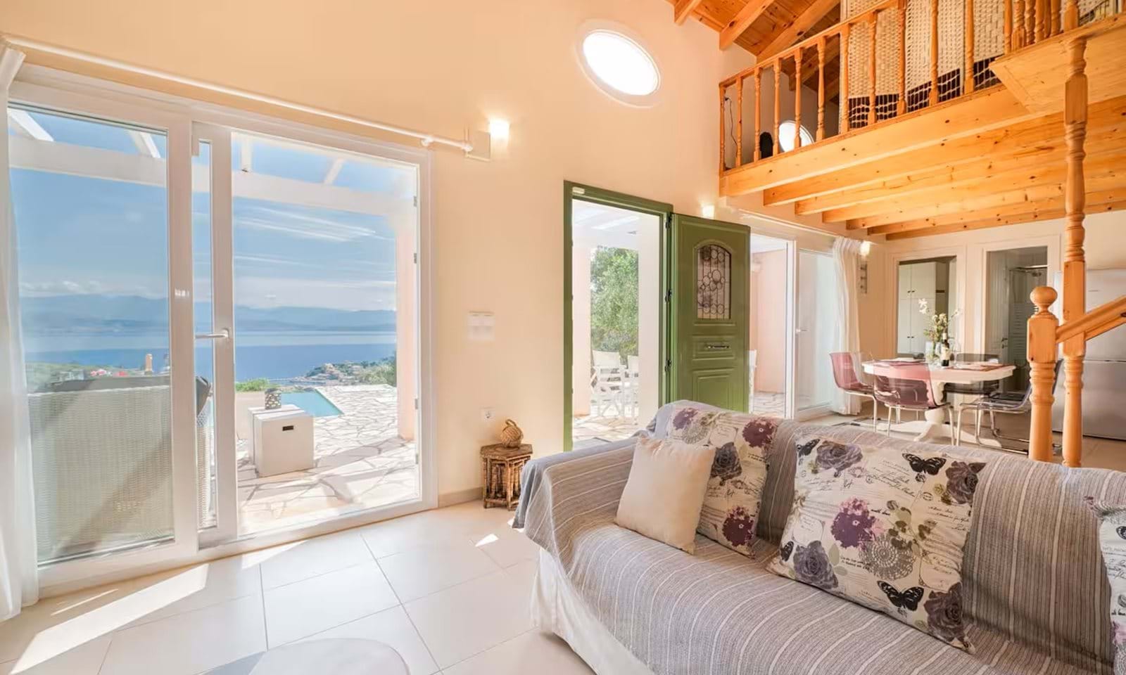 Listing photograph 9 of 20 of the house in Kassiopi, published by Corfu Home Finders.