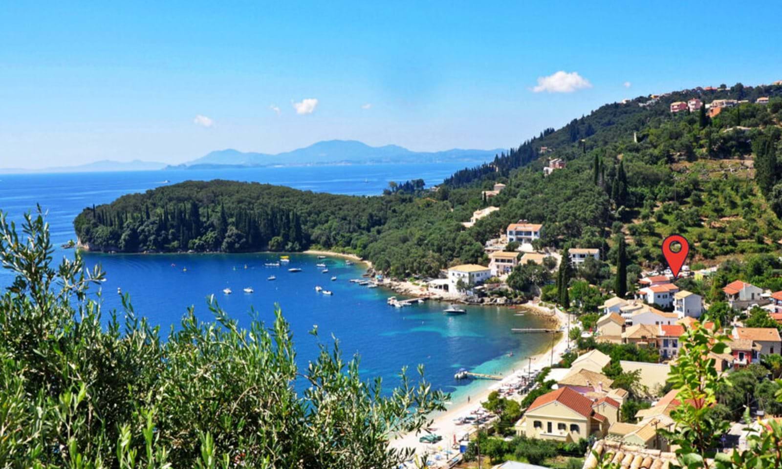 Listing photograph 1 of 12 of the land in Kalami, published by Corfu Home Finders.