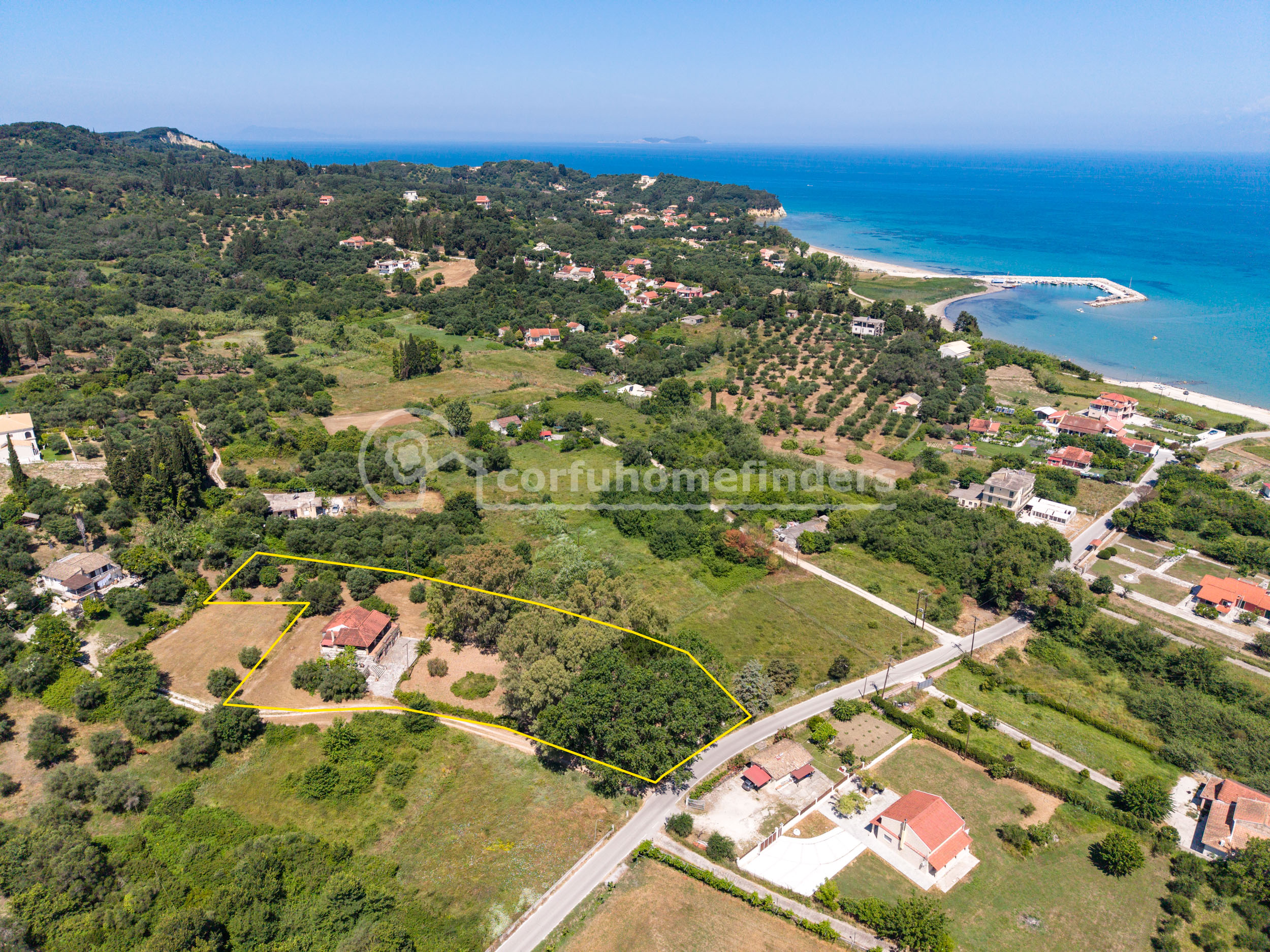 Listing photograph 20 of 20 of the house in Agnos, published by Corfu Home Finders.