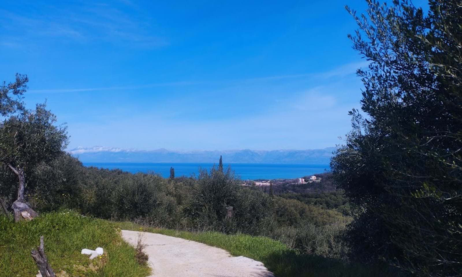 Listing photograph 1 of 5 of the land in Agios Pantaleimonas, published by Corfu Home Finders.