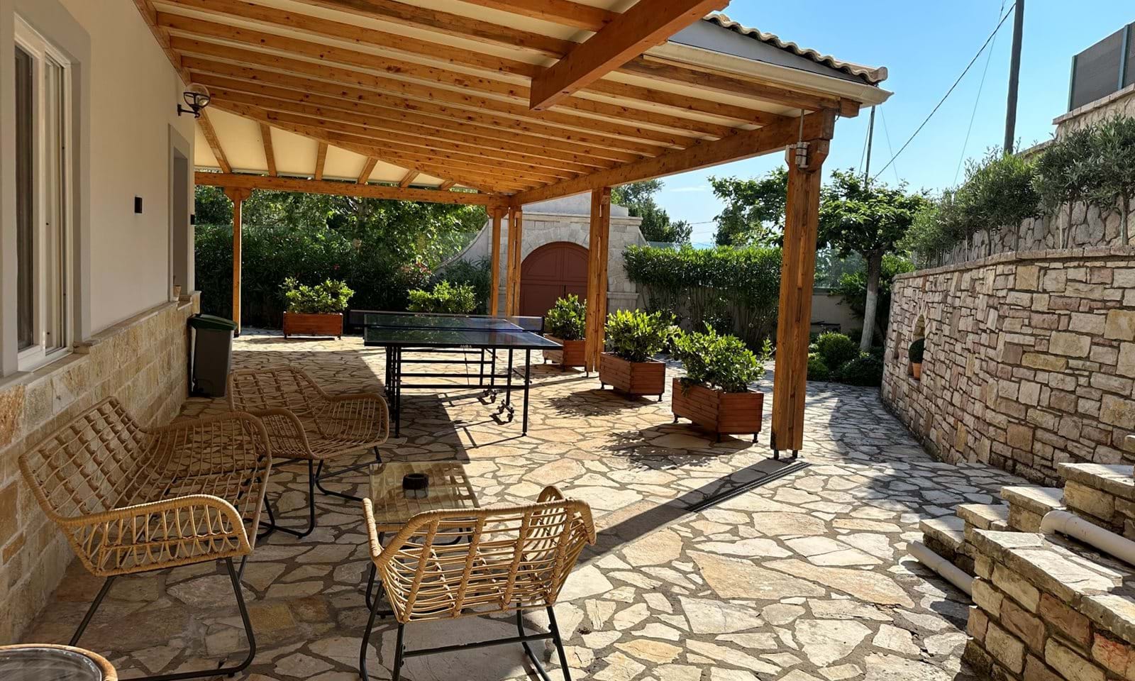 Listing photograph 32 of 34 of the house in Kassiopi, published by Corfu Home Finders.