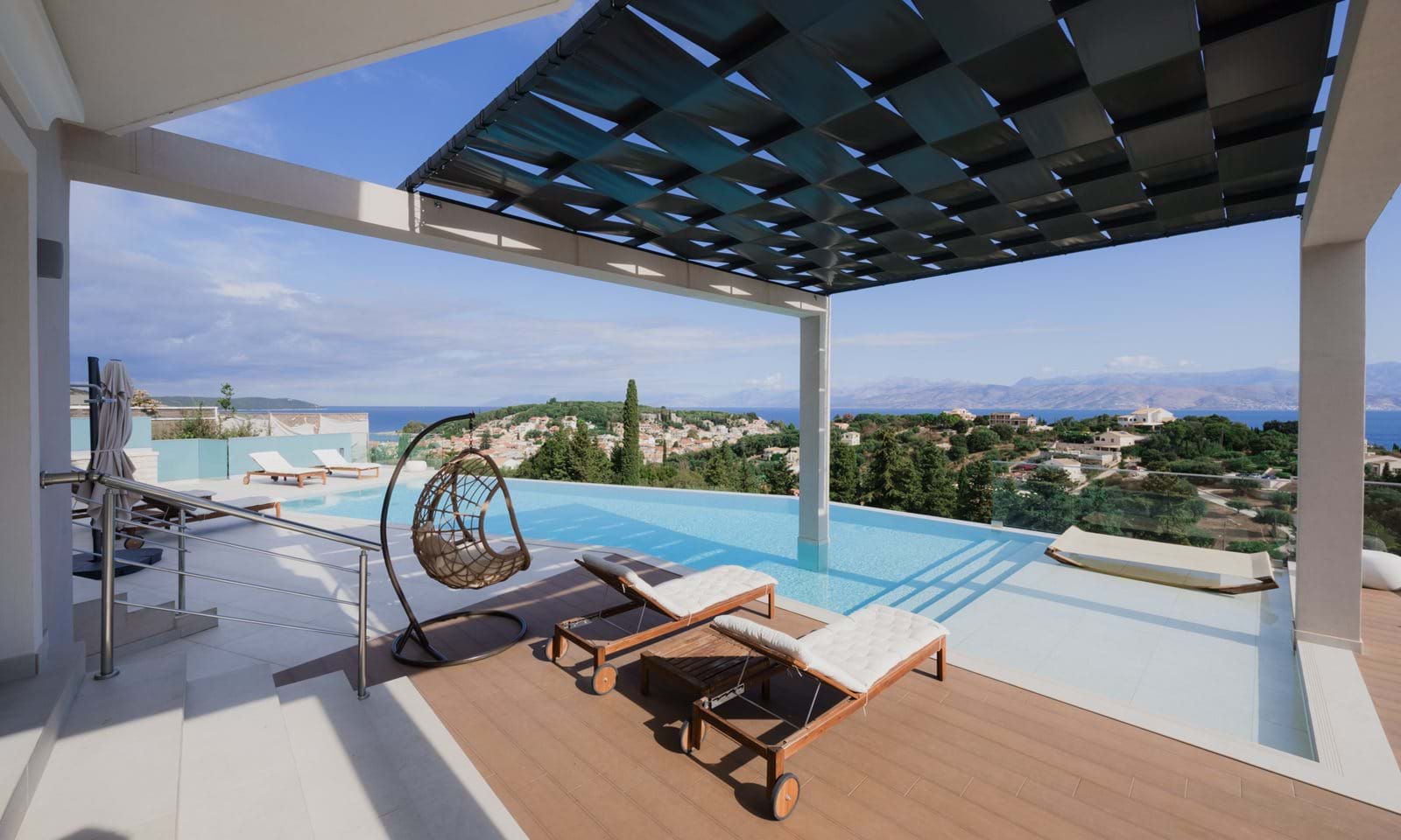 Listing photograph 22 of 23 of the house in Kassiopi, published by Corfu Home Finders.