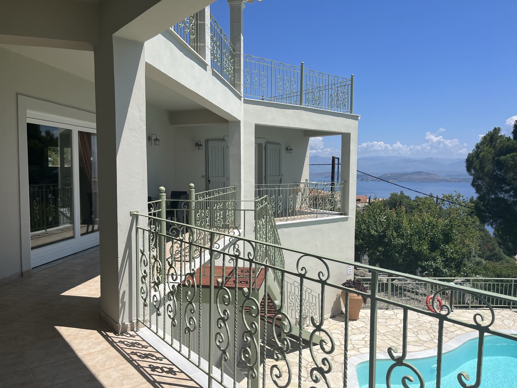 VILLA SEASCAPE, Vigla, Corfu