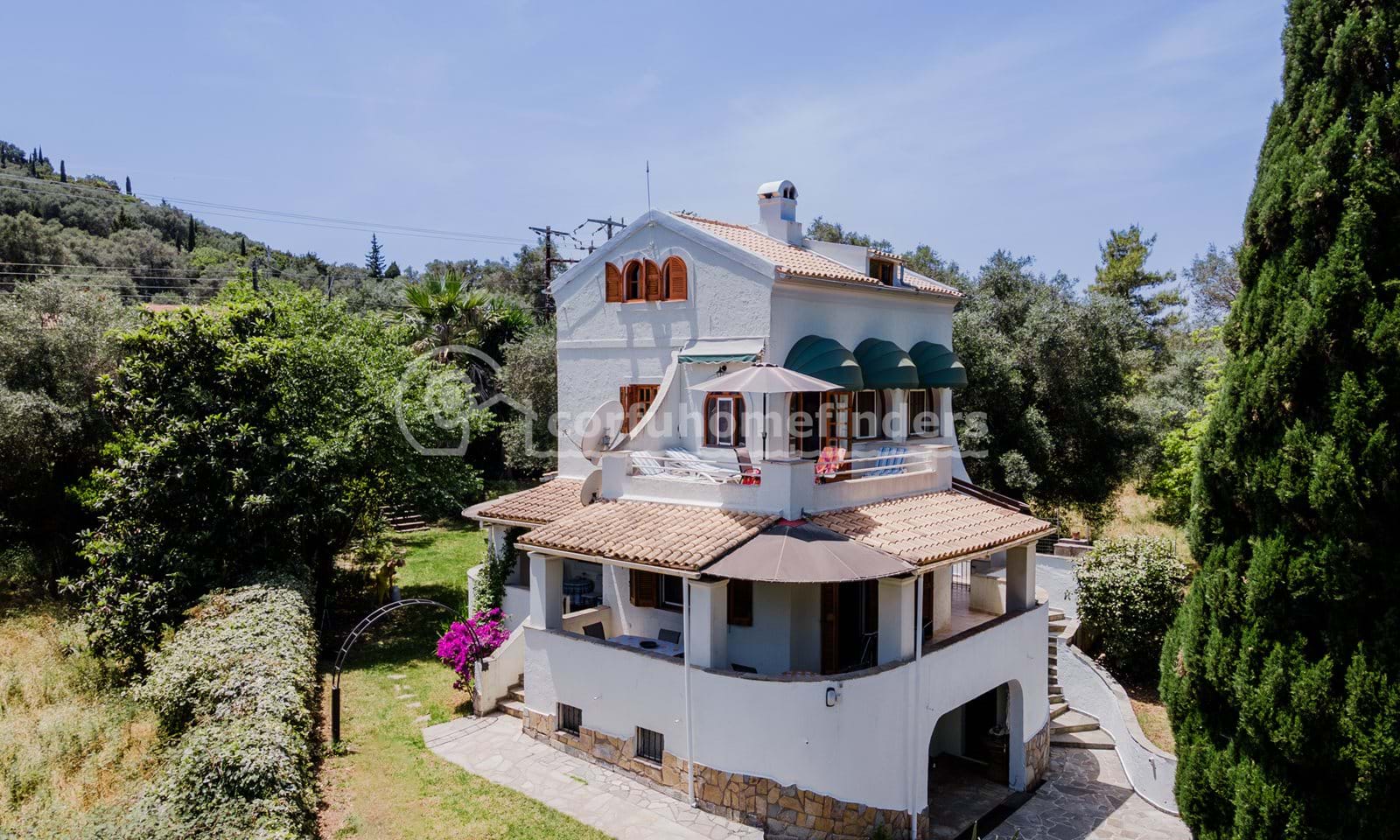 Listing photograph 1 of 48 of the house in Ano Korakiana, published by Corfu Home Finders.