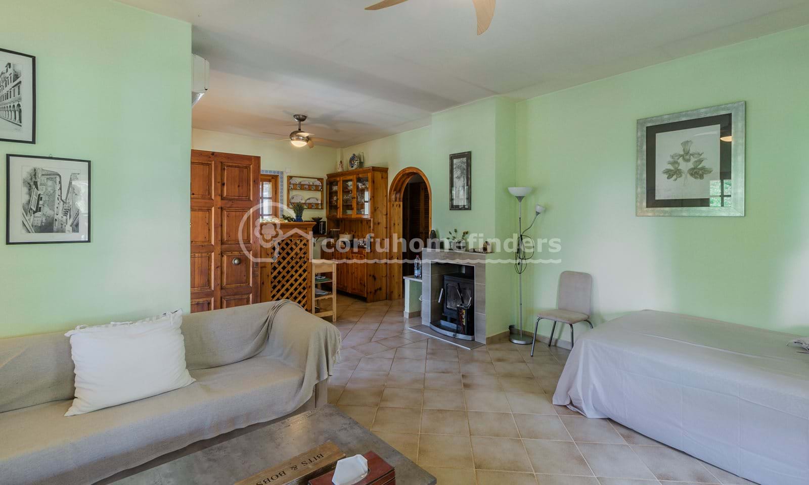 Listing photograph 19 of 48 of the house in Ano Korakiana, published by Corfu Home Finders.