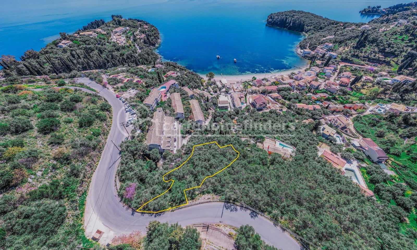 Listing photograph 3 of 3 of the land in Kalami, published by Corfu Home Finders.