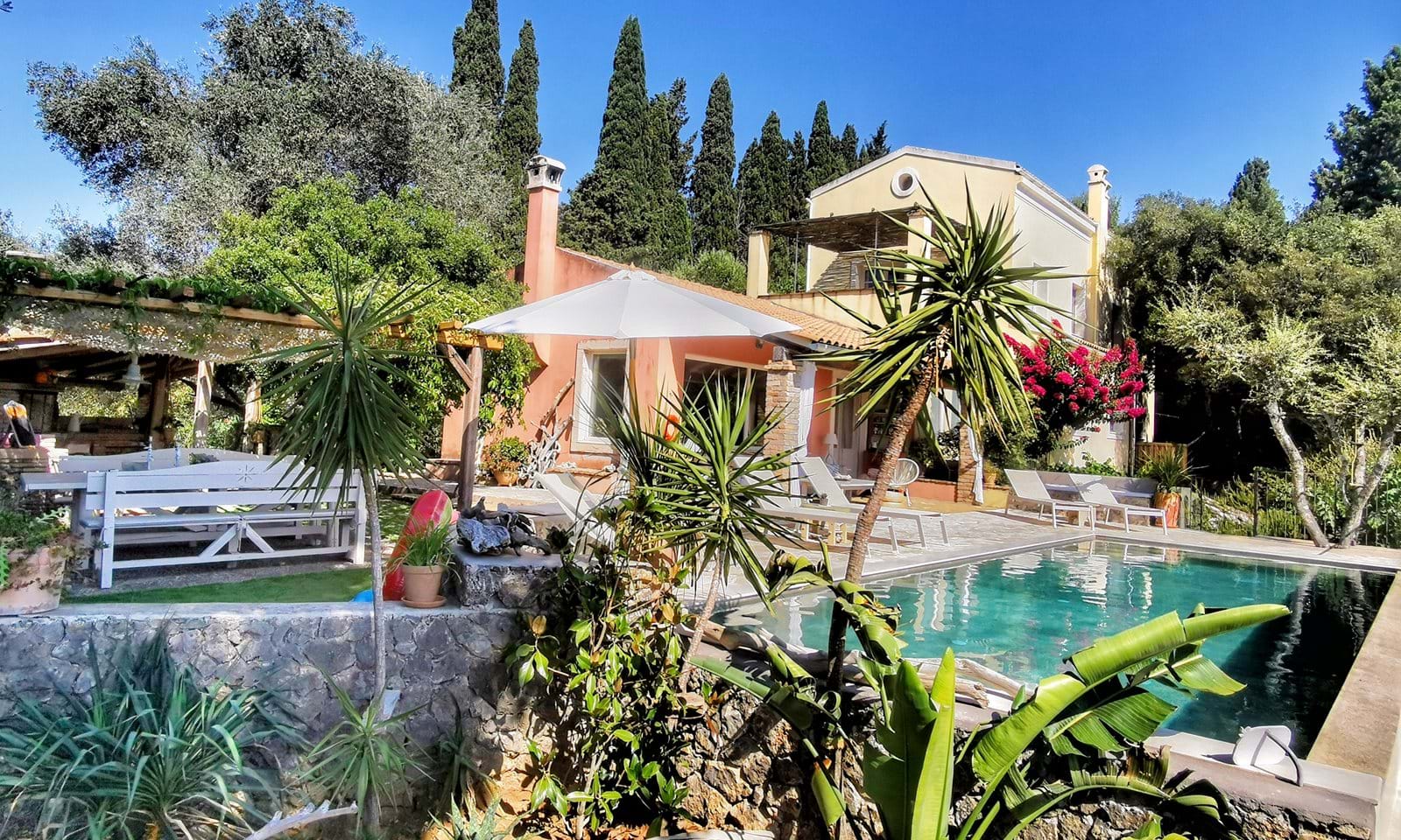 Listing photograph 1 of 36 of the house in Poulades, published by Corfu Home Finders.
