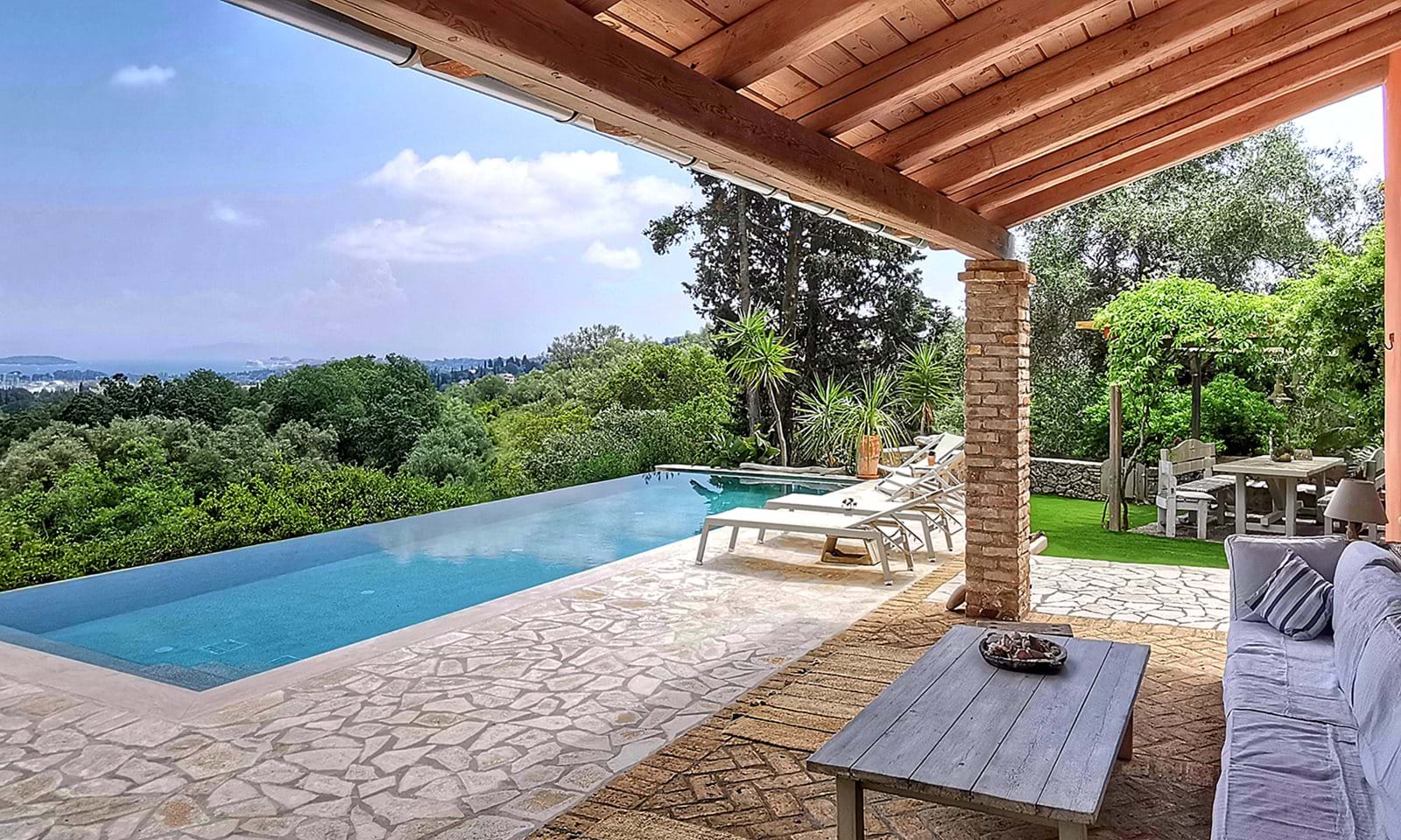 Listing photograph 14 of 36 of the house in Poulades, published by Corfu Home Finders.