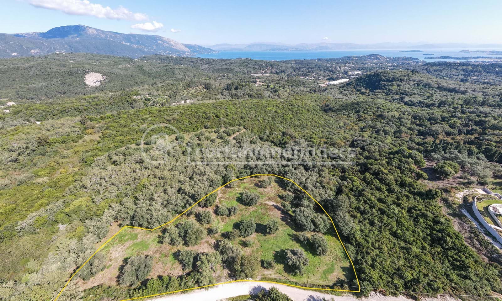 Listing photograph 8 of 8 of the land in Poulades, published by Corfu Home Finders.