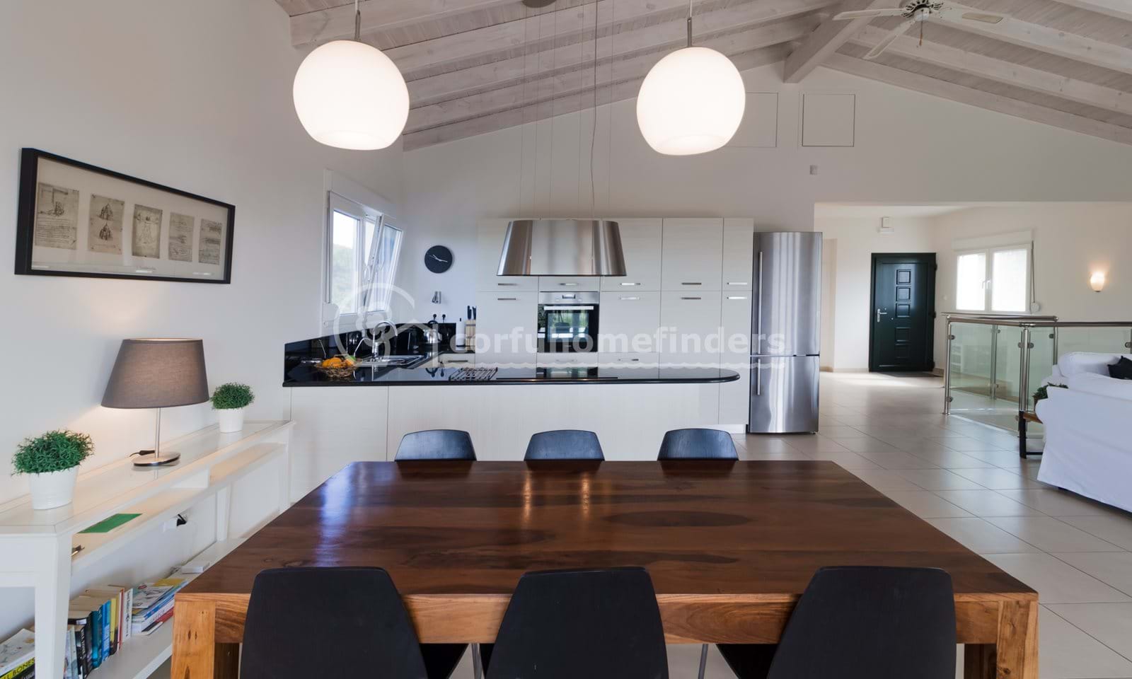Listing photograph 9 of 27 of the house in Ano Korakiana, published by Corfu Home Finders.