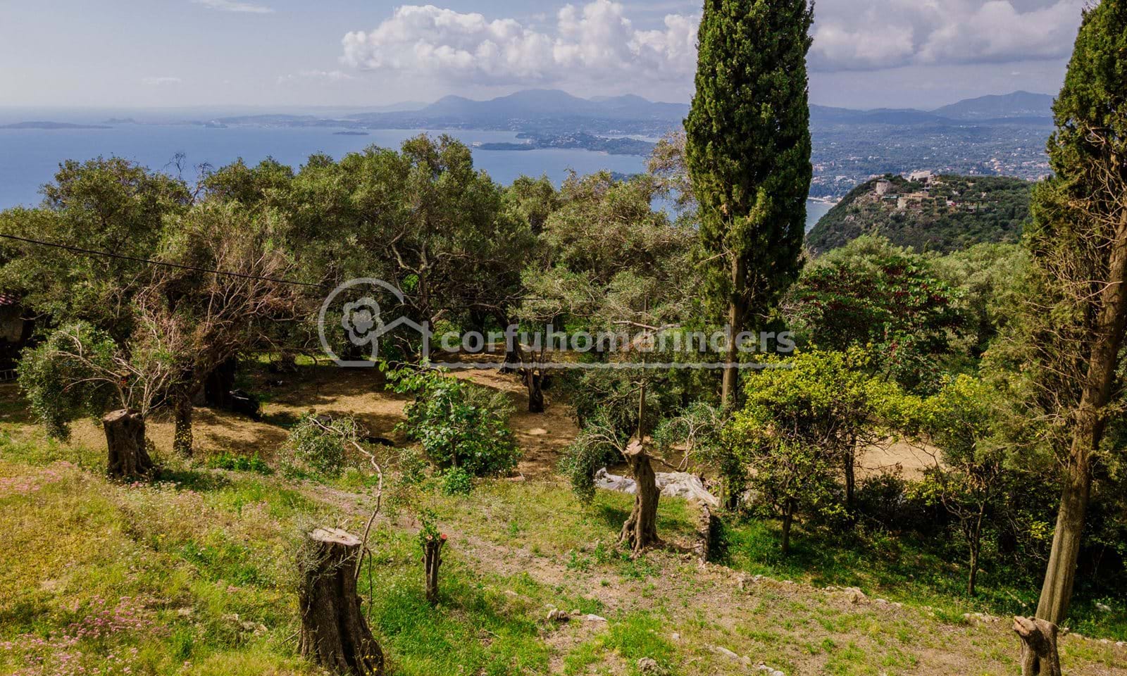 Listing photograph 1 of 7 of the land in Spartilas, published by Corfu Home Finders.