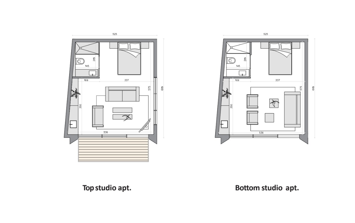 2 studio plan