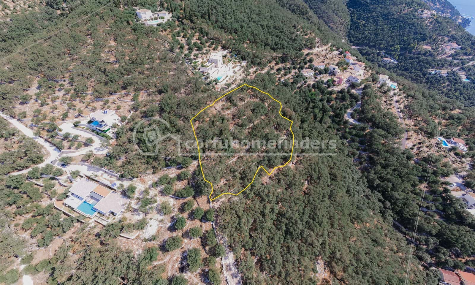 Listing photograph 2 of 5 of the land in Katavolos, published by Corfu Home Finders.
