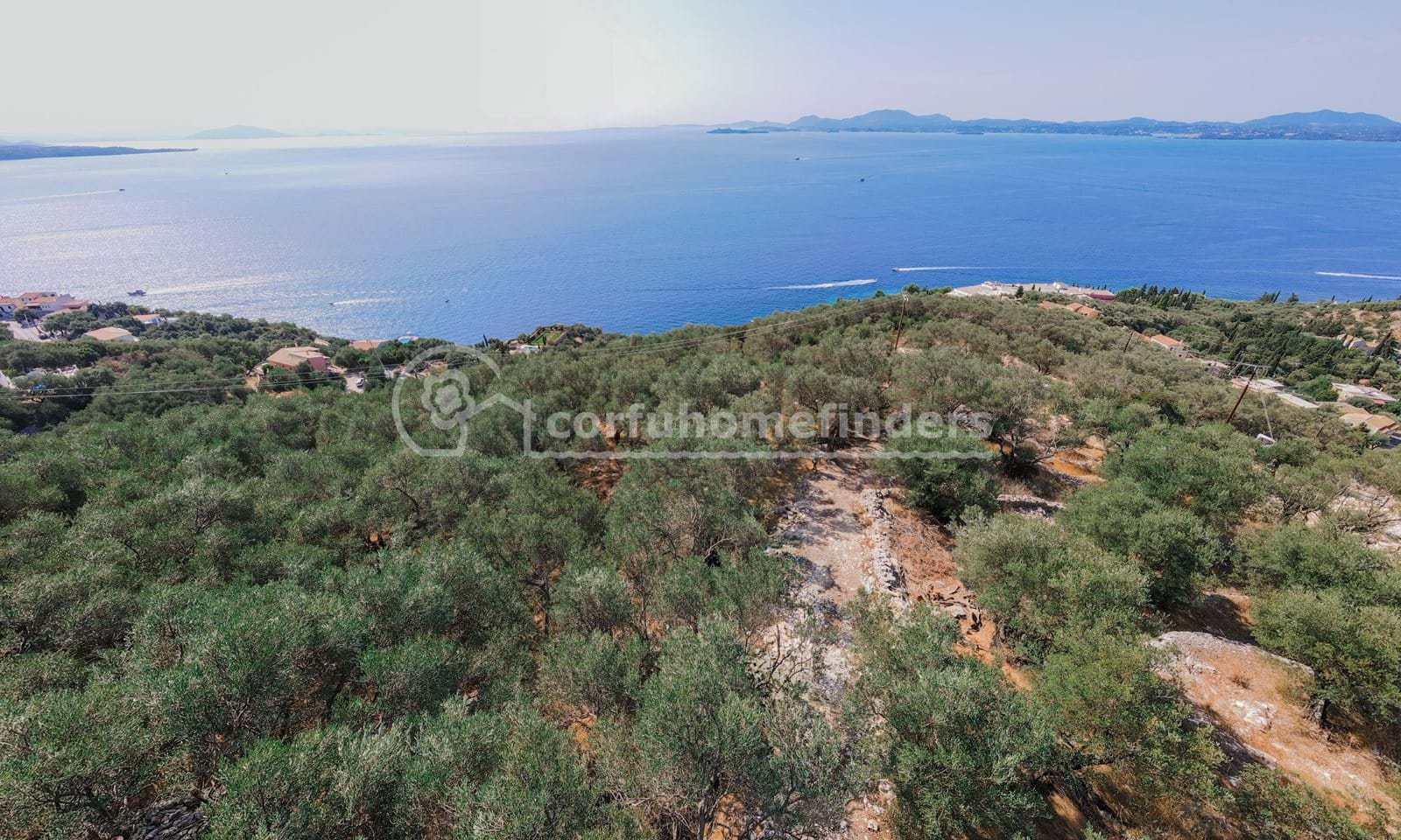 Listing photograph 1 of 5 of the land in Katavolos, published by Corfu Home Finders.