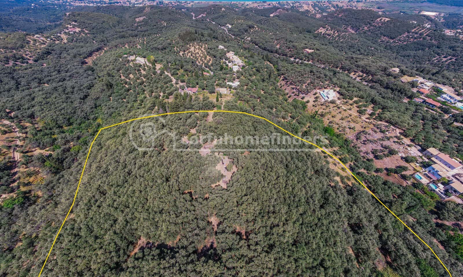 Listing photograph 1 of 8 of the land in Agios Martinos, published by Corfu Home Finders.