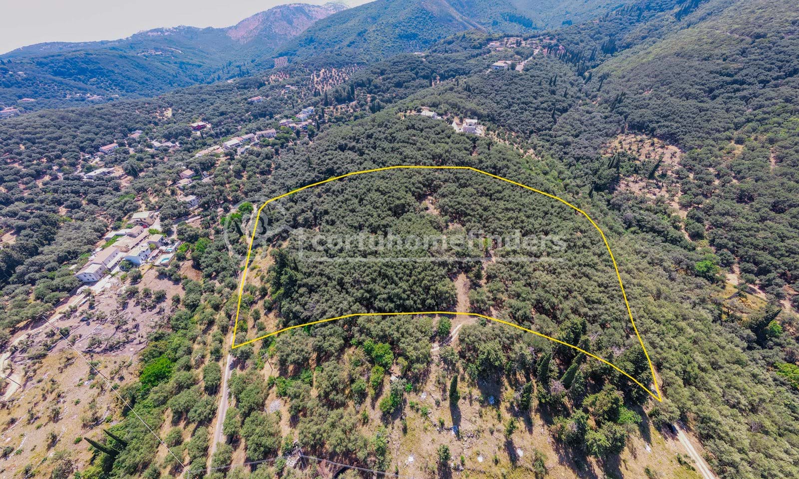 Listing photograph 7 of 8 of the land in Agios Martinos, published by Corfu Home Finders.