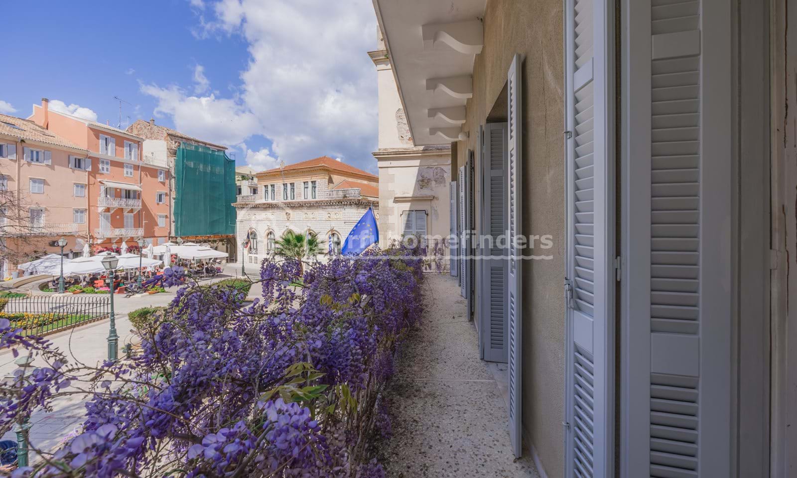 Listing photograph 1 of 18 of the apartment in Corfu Town, published by Corfu Home Finders.
