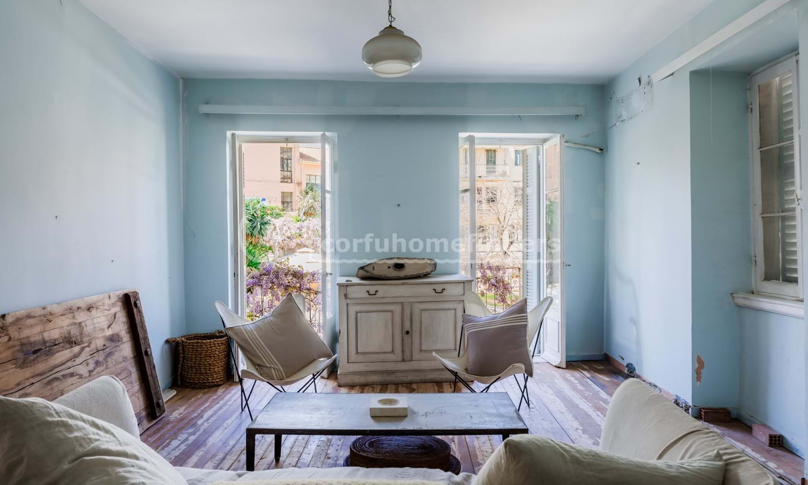 Listing photograph 12 of 18 of the apartment in Corfu Town, published by Corfu Home Finders.