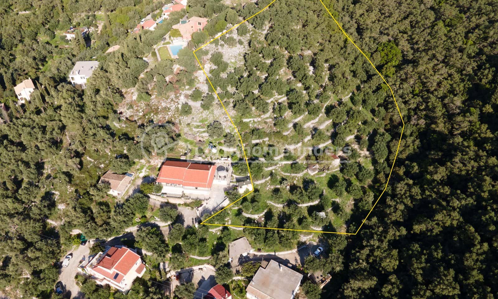 Listing photograph 3 of 7 of the land in Nissaki, published by Corfu Home Finders.