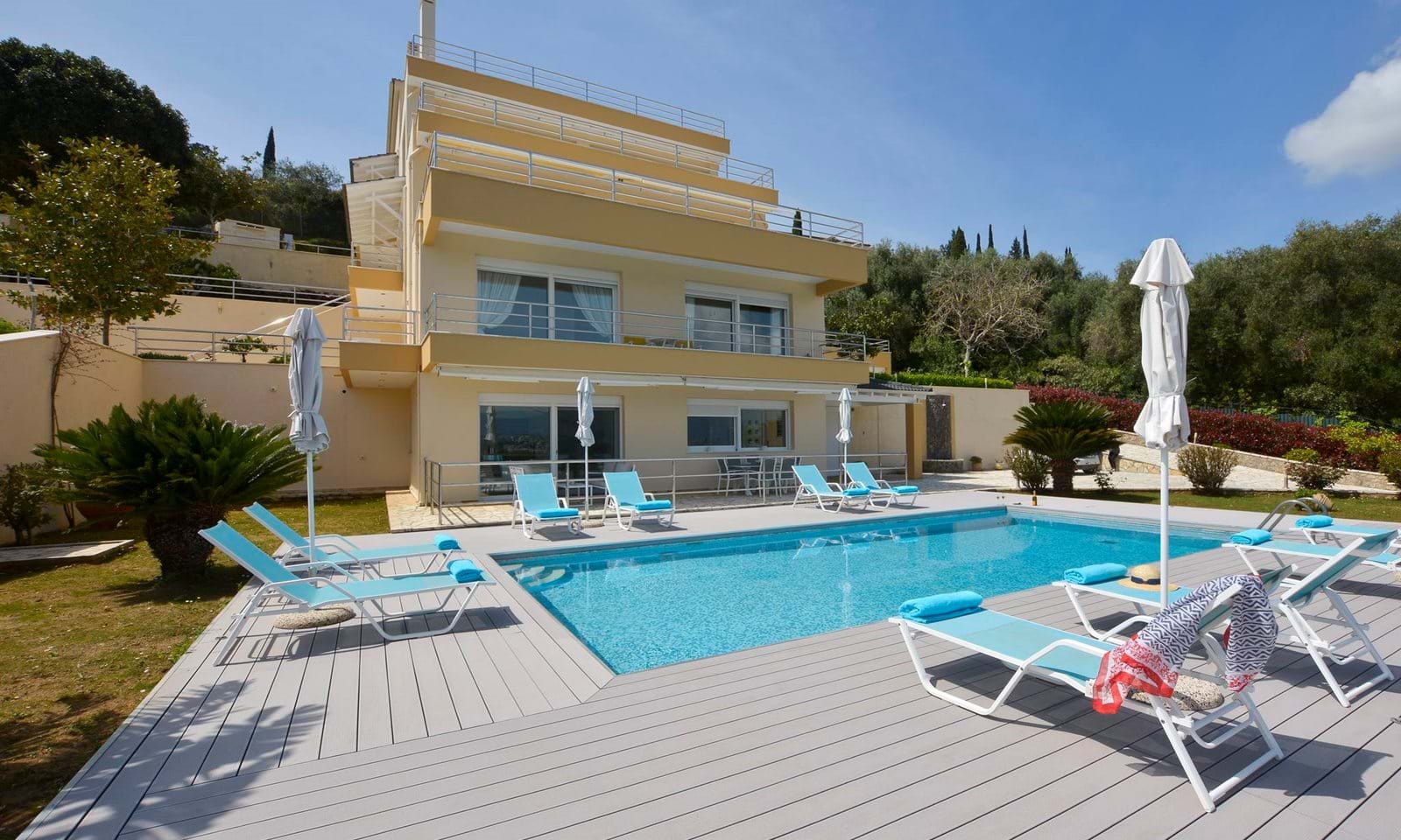 Listing photograph 1 of 44 of the house in Gouvia, published by Corfu Home Finders.