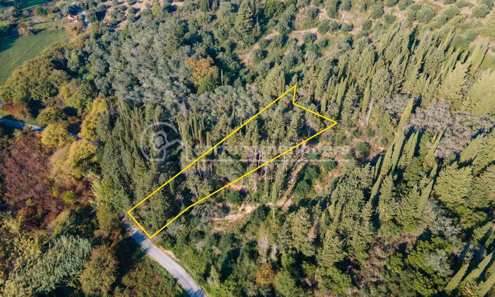 Listing photograph 3 of 4 of the land in Kaballouri, published by Corfu Home Finders.