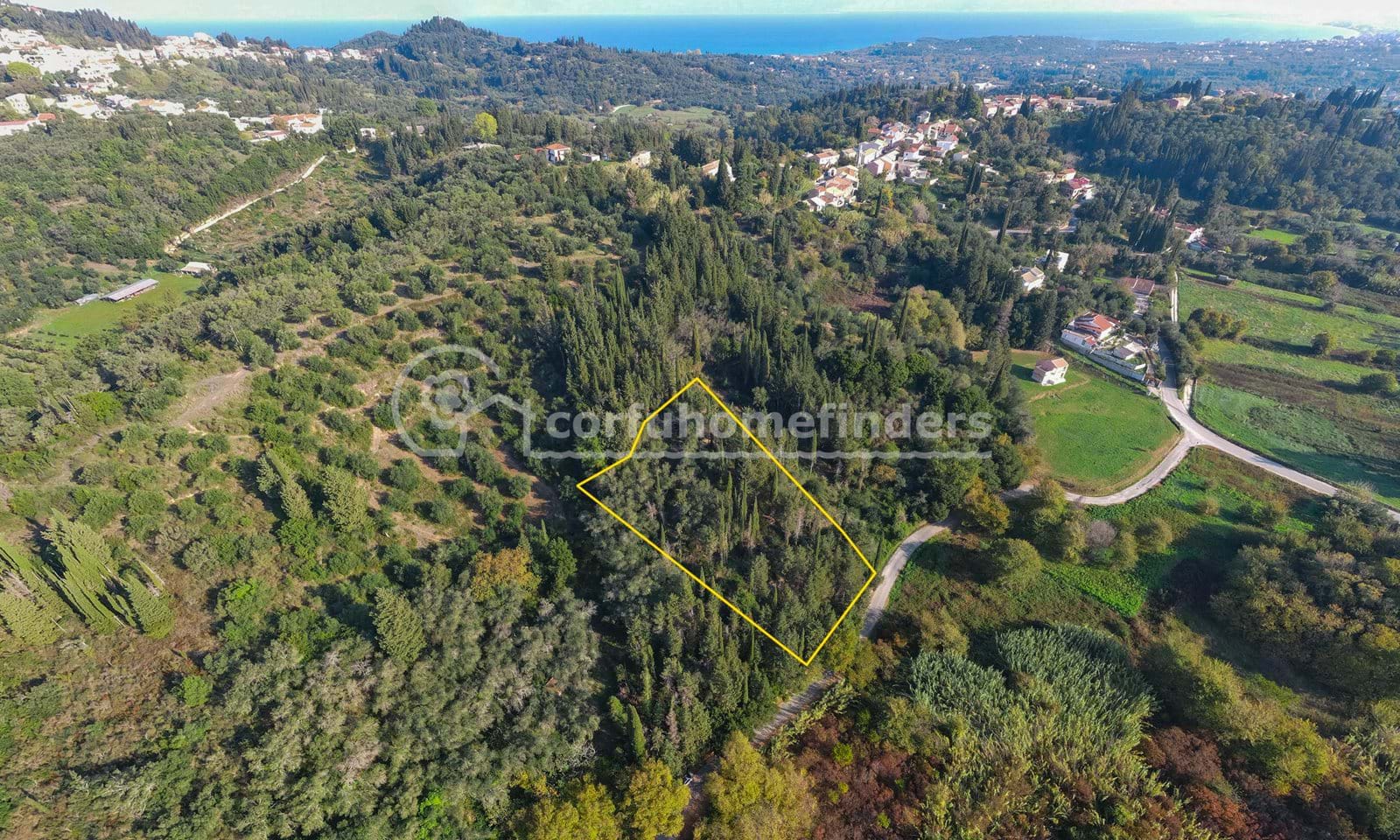Listing photograph 4 of 4 of the land in Kaballouri, published by Corfu Home Finders.